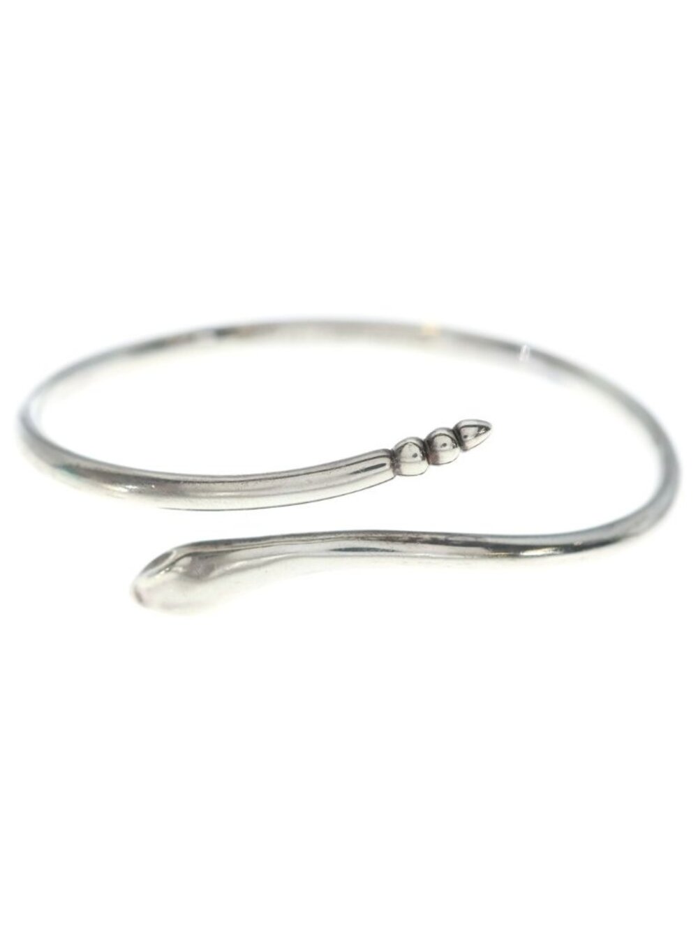Tiffany & Co Elsa Peretti Snake Bangle 925 Sterling Silver Bracelet